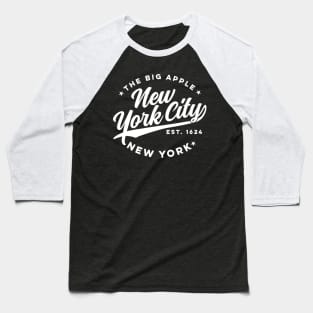 Vintage New York City The Big Apple USA Baseball T-Shirt